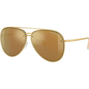 Occhiali da sole in metallo dorato Michael Kors