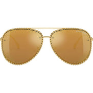 Occhiali da sole in metallo dorato Michael Kors