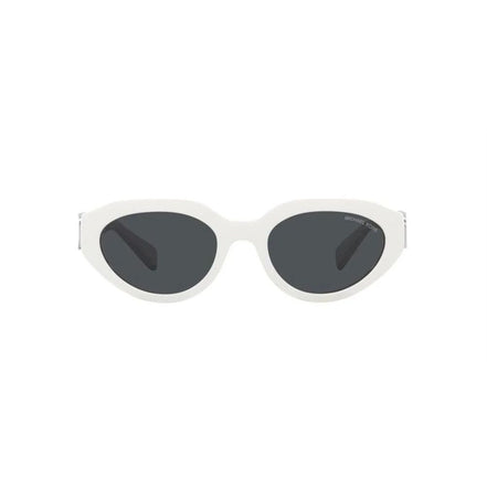 Occhiali da sole Michael Kors in acetato bianco
