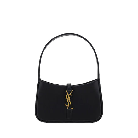 Borsa a tracolla Saint Laurent in pelle di vitello nera Bos Taurus