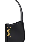 Borsa a tracolla Saint Laurent in pelle di vitello nera Bos Taurus