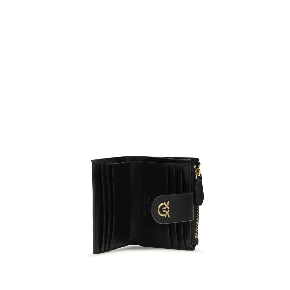 PINKO Black Logo Wallet