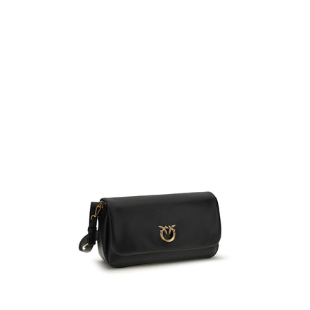 PINKO Black Baguette Soft Shoulder Bag