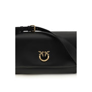 PINKO Black Baguette Soft Shoulder Bag