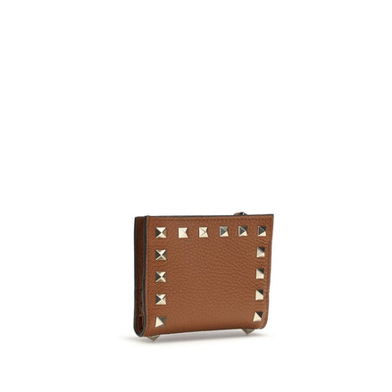 Valentino Garavani Brown Leather Wallet