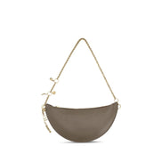 Borsa a spalla Chloé in pelle di vitello grigio Bos Taurus