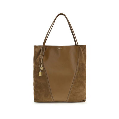 Chloé Brown Calf Leather Shoulder Bag
