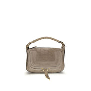 Chloé Beige Calf Leather Shoulder Bag - Marcie