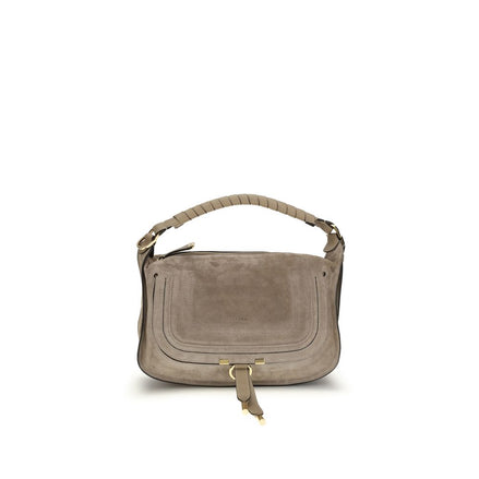 Chloé Beige Calf Leather Shoulder Bag - Marcie