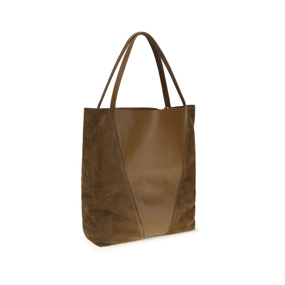 Chloé Brown Calf Leather Shoulder Bag