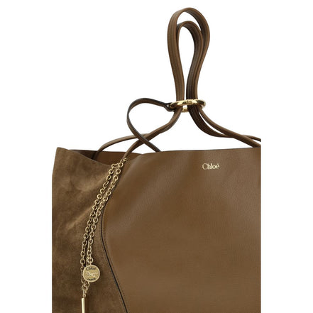 Chloé Brown Calf Leather Shoulder Bag