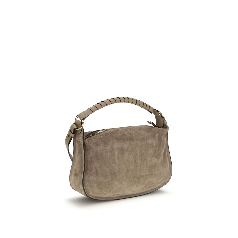 Chloé Beige Calf Leather Shoulder Bag - Marcie
