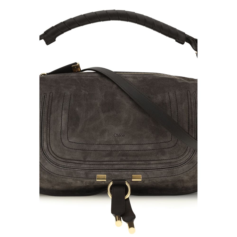 Chloé Brown Marcie Small Shoulder Bag