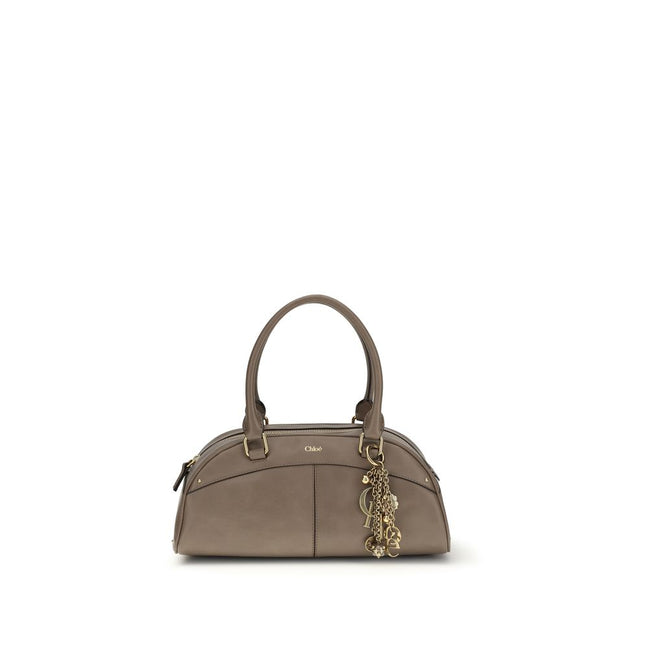 Chloé Gray Calf Leather Handbag