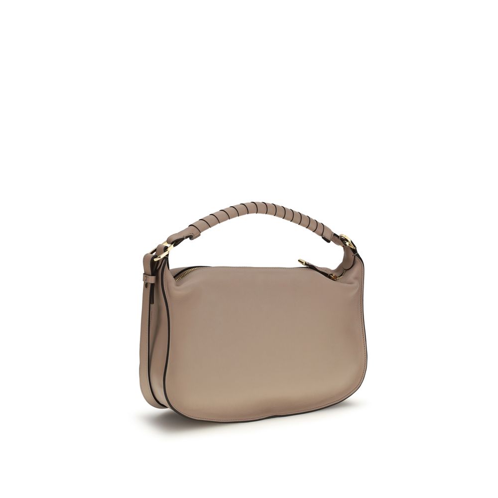 Chloé Grey Calf Leather Shoulder Bag