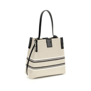Borsa a tracolla Balmain in cotone beige