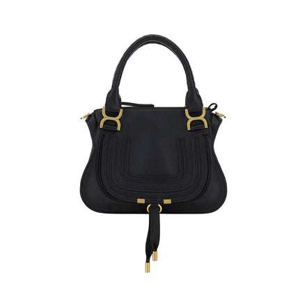 Chloé Black Calf Leather Shoulder Bag - Marcie