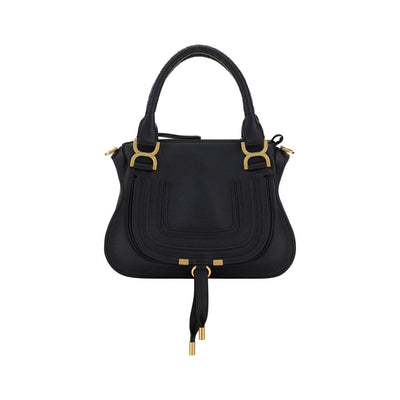 Chloé Black Calf Leather Shoulder Bag - Marcie