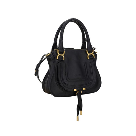 Chloé Black Calf Leather Shoulder Bag - Marcie
