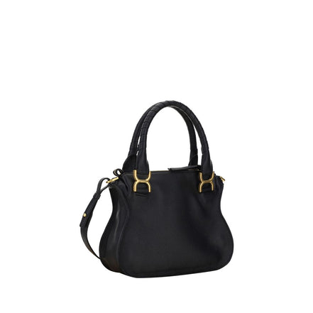 Chloé Black Calf Leather Shoulder Bag - Marcie