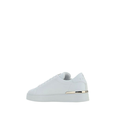 Baskets basses Philipp Plein en cuir de veau blanc Bos Taurus