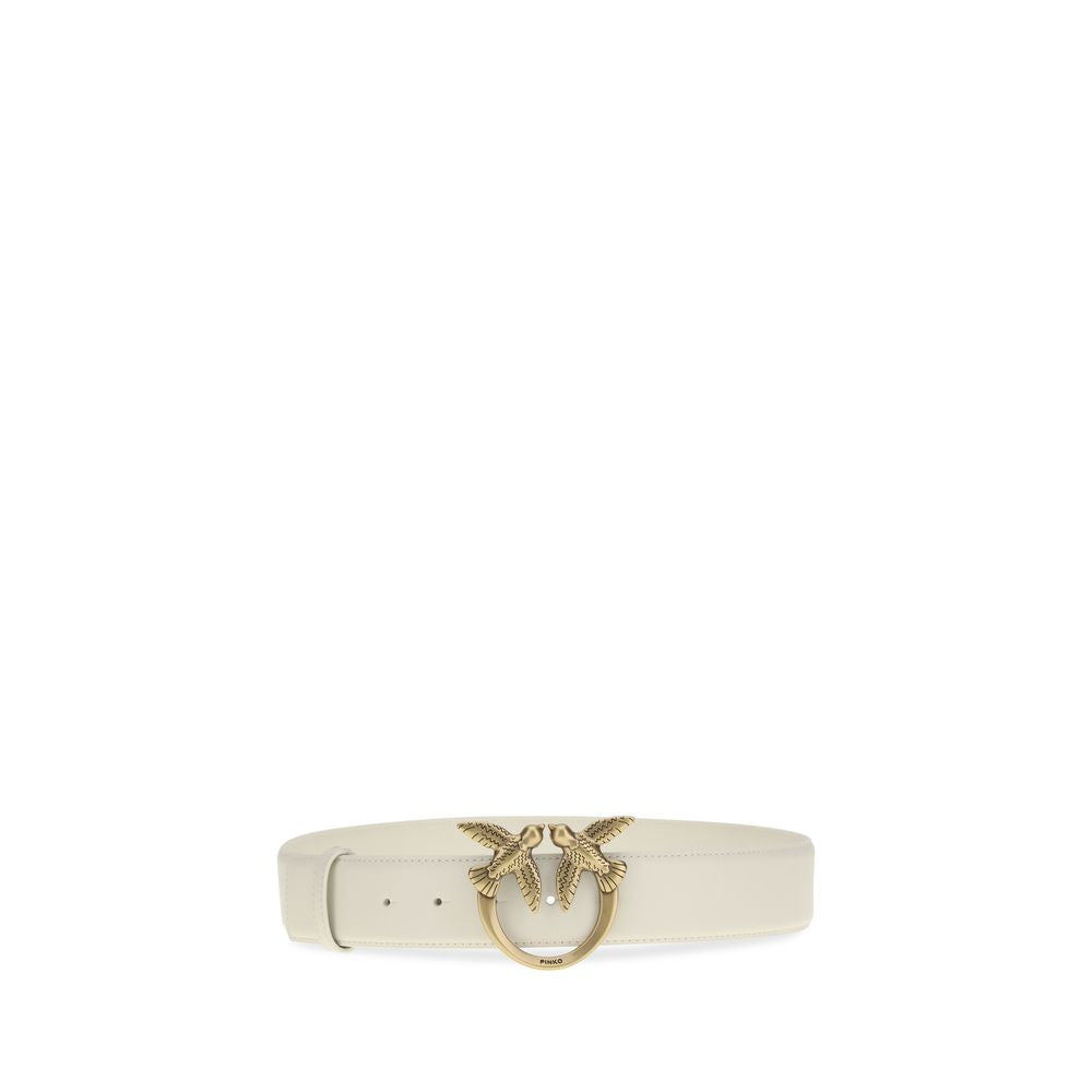 PINKO White Love Berry Belt