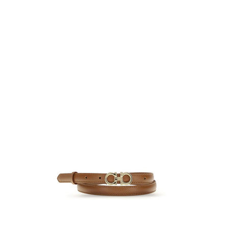 Ferragamo Beige Thin Belt