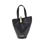 Jacquemus Black Calf Leather Bucket Bag