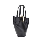 Jacquemus Black Calf Leather Bucket Bag