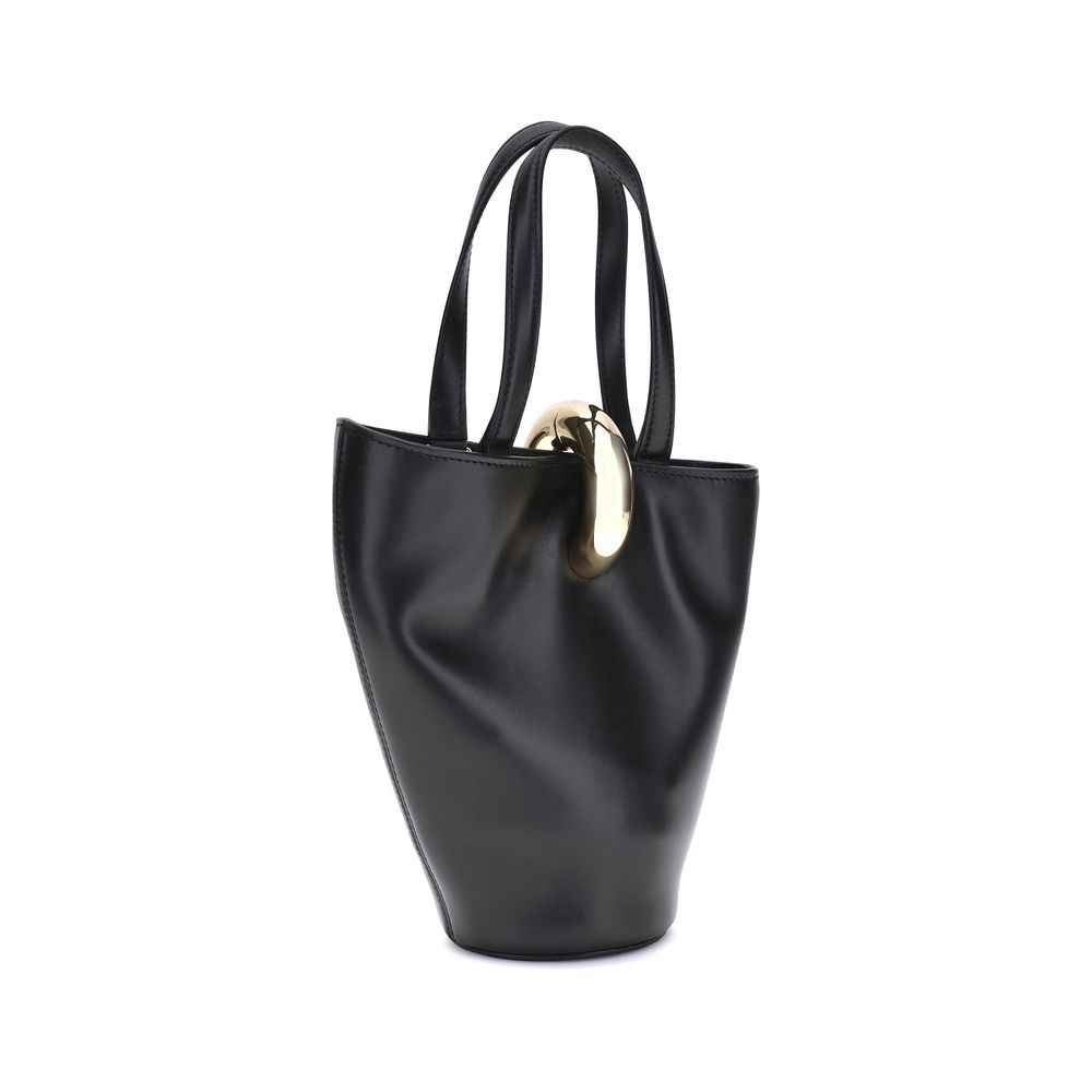 Jacquemus Black Calf Leather Bucket Bag