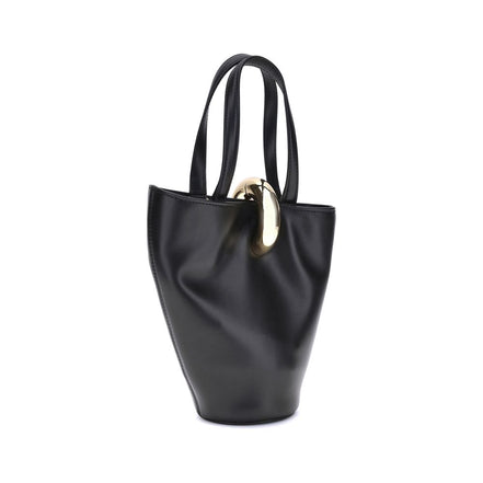 Jacquemus Black Calf Leather Bucket Bag