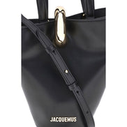 Jacquemus Black Calf Leather Bucket Bag