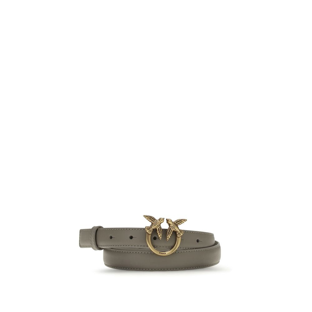 PINKO Brown Love Berry Belt