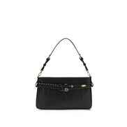 PINKO Black Buckle Shoulder Bag
