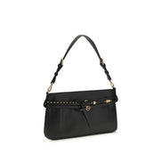 PINKO Black Buckle Shoulder Bag