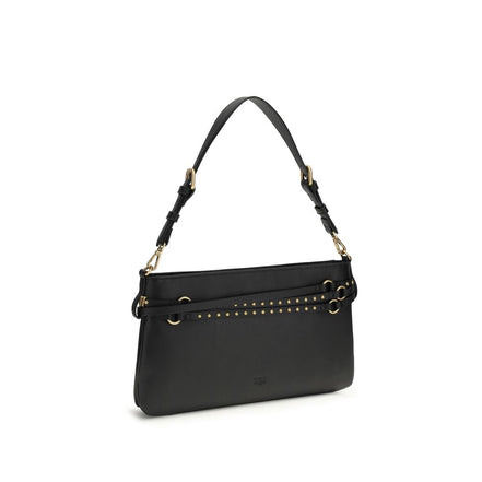PINKO Black Buckle Shoulder Bag