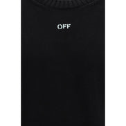 Off-White Black Cotton Sweatshirt