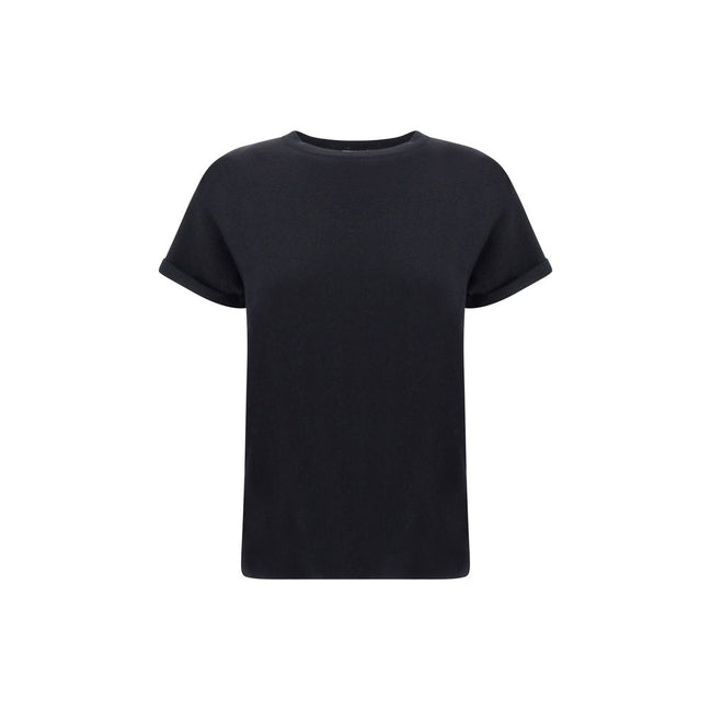 Brunello Cucinelli Black Nylon T-Shirt