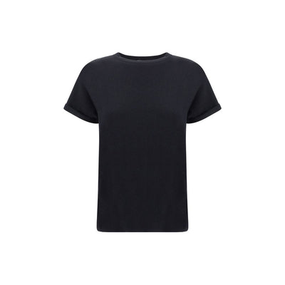 Brunello Cucinelli Black Nylon T-Shirt