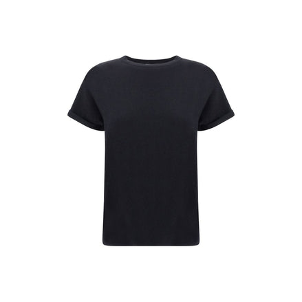Brunello Cucinelli Black Nylon T-Shirt