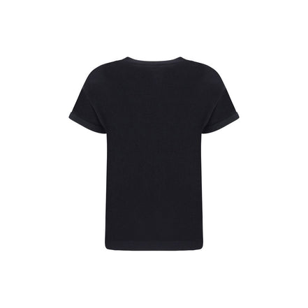 Brunello Cucinelli Black Nylon T-Shirt