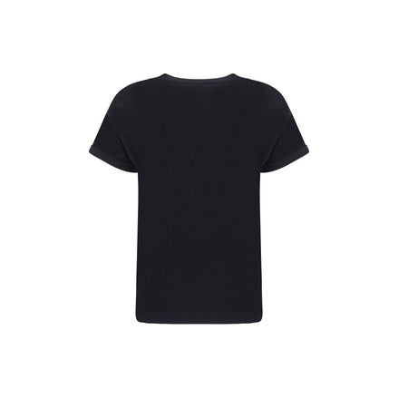 Brunello Cucinelli Black Nylon T-Shirt