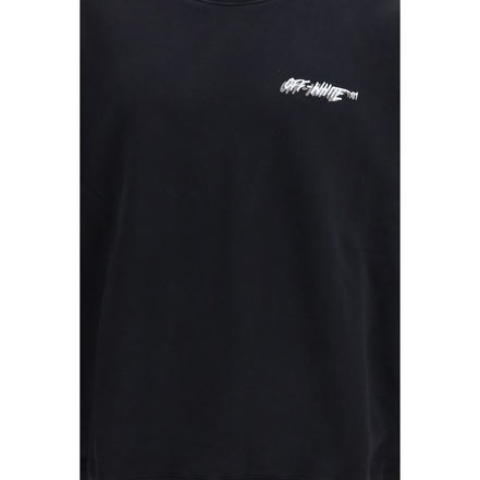 Off-White Black Cotton Sweatshirt