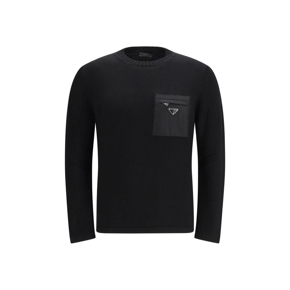 Prada Black Wool Sweater