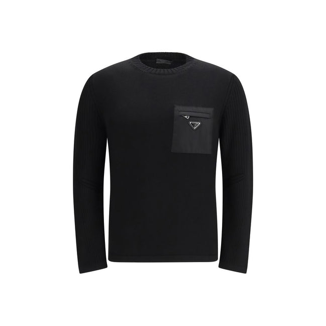 Prada Black Wool Sweater