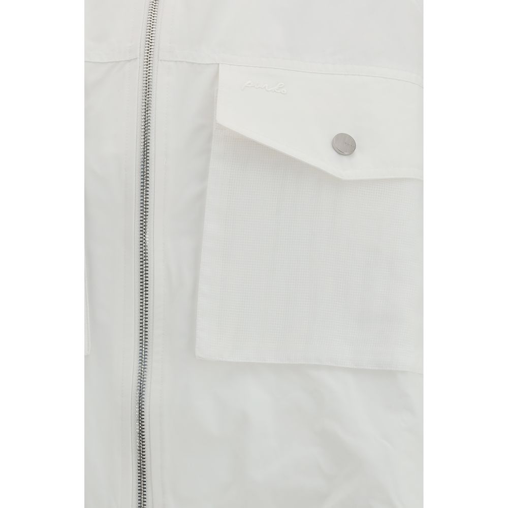 PINKO White Beth Shell Jacket