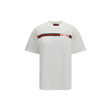 T-shirt blanc en coton Gucci