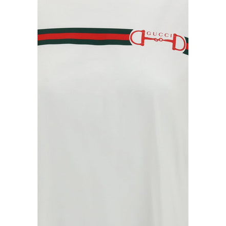 T-shirt blanc en coton Gucci