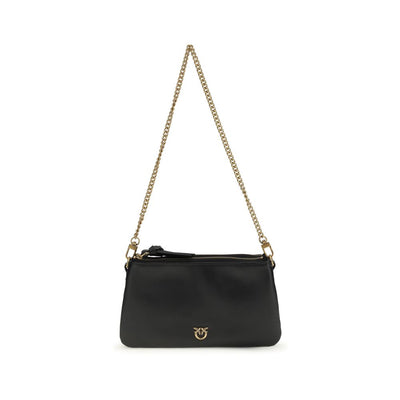 PINKO Black Double Mini Shoulder Bag