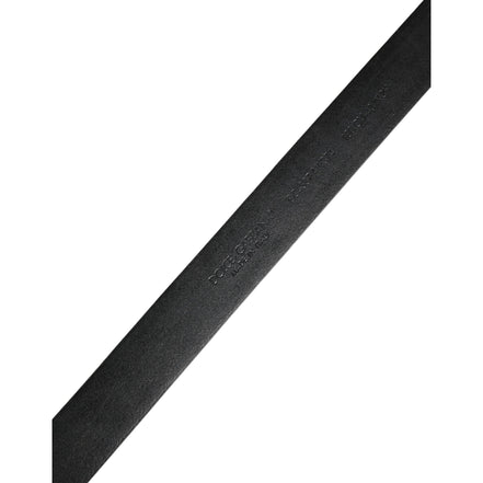 Dolce & Gabbana Black Classic Leather Metal Buckle Belt